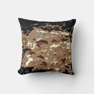 Bits and Pieces Throw Pillow
