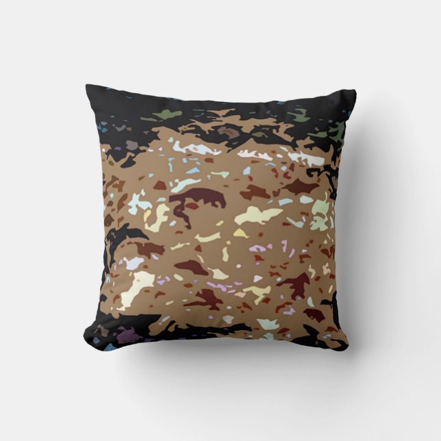 Bits and Pieces Throw Pillow (Front)