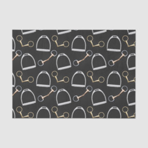 Bits and Stirrups Equestrian Tissue Paper