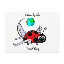Bitten By The Travel Bug - Ladybug Airplane