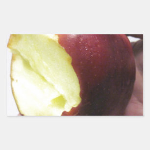 Bitten Red Apple Sticker