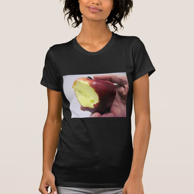 Bitten Red Apple T-Shirt (Front)