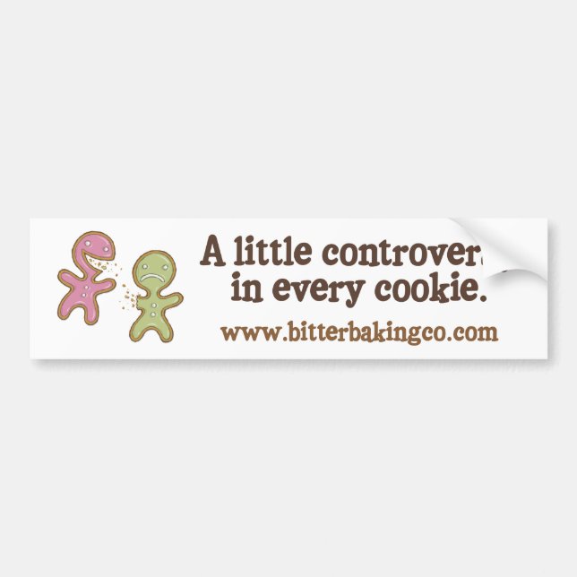 Bitter Baking Company Logo Bumper Sticker (Front)