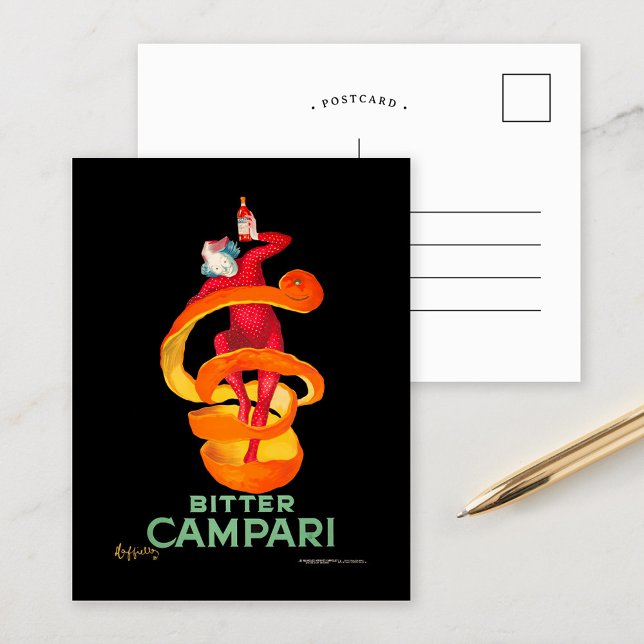 Bitter Campari | Leonetto Cappiello Postcard (Creator Uploaded)