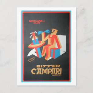 Bitter Campari Postcard