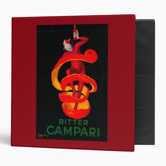 Bitter Campari Vintage PosterEurope Binder (Front/Inside)