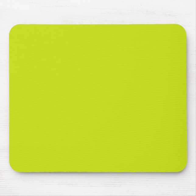 Bitter lemon  (solid color)  mouse pad (Front)