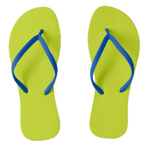 Bitter lemon  (solid colour)  flip flops