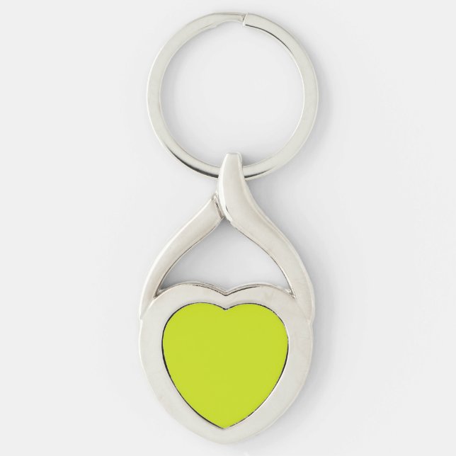 Bitter lemon  (solid colour)  keychain (Front)