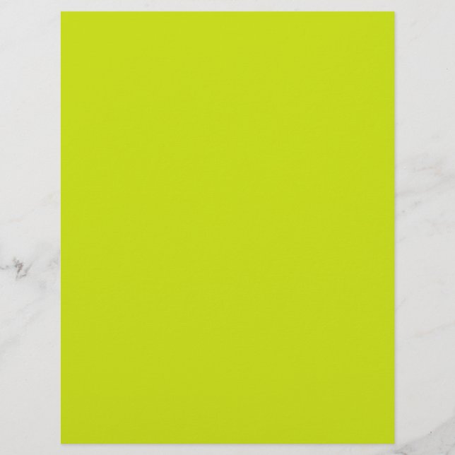 Bitter lemon  (solid colour)  letterhead (Front)