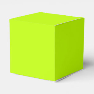 Bitter lime (solid colour)  favor box