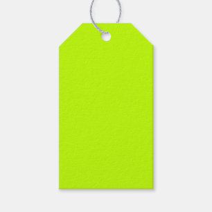 Bitter lime (solid colour)  gift tags