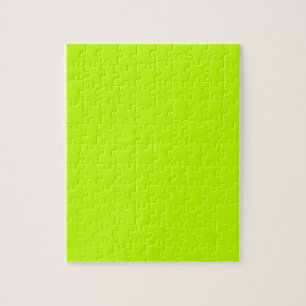 Bitter lime (solid colour) jigsaw puzzle