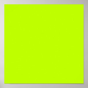 Bitter lime (solid colour) poster