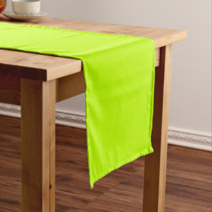 Bitter Lime Solid Colour Table Runner
