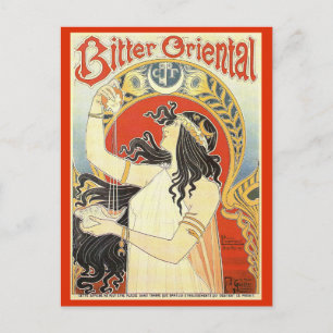 "Bitter Oriental" Vintage Ad postcard