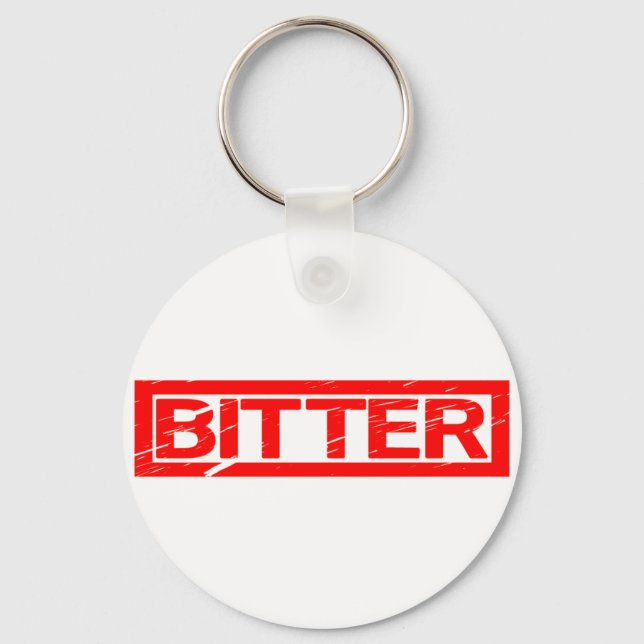 Bitter Stamp Keychain (Front)