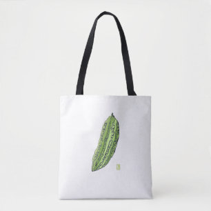 Bittermelon Sturdy Brushed Polyester Shoulder Tote Bag