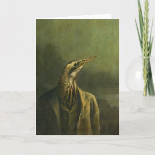 Bittern Gentleman Greetings Card