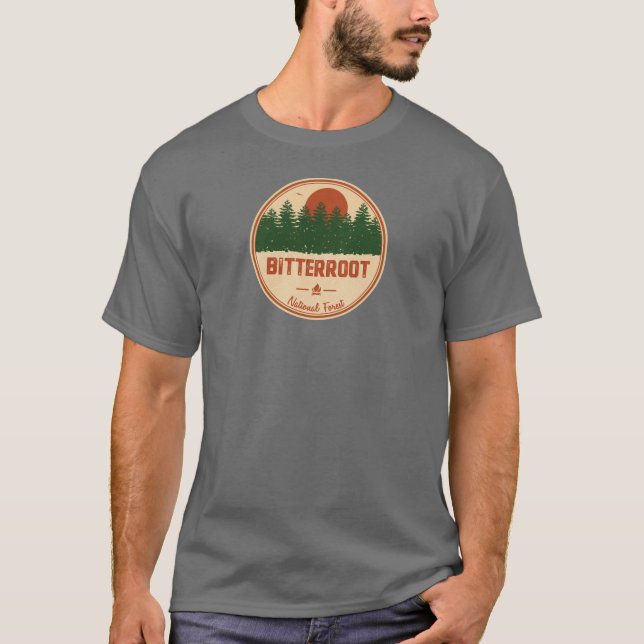 Bitterroot National Forest T-Shirt (Front)