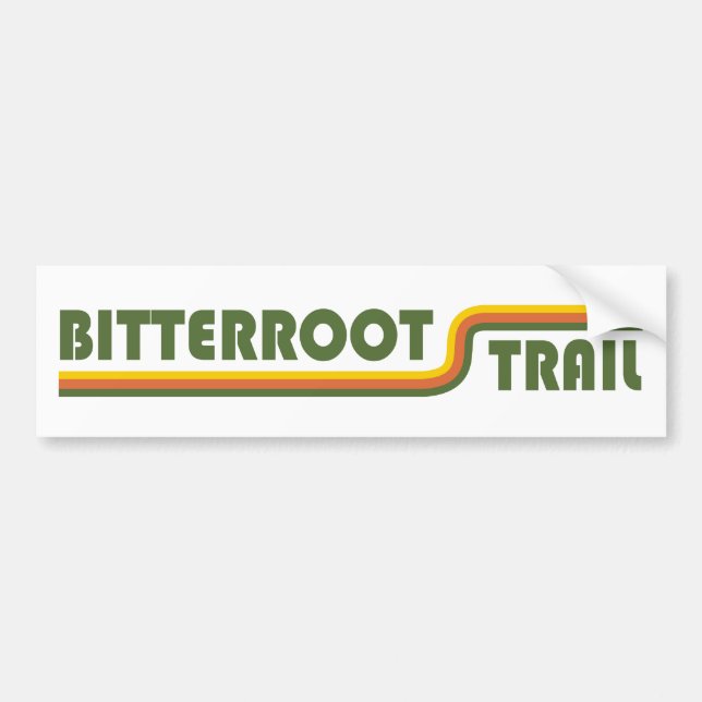 Bitterroot Trail Bumper Sticker (Front)