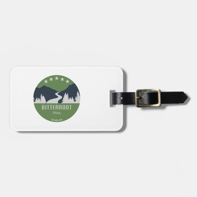 Bitterroot Trail Luggage Tag (Front Horizontal)