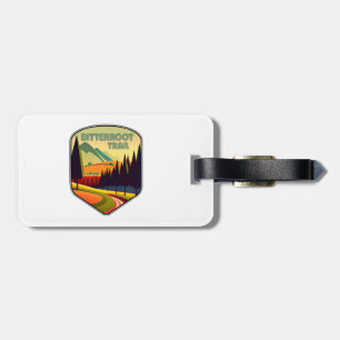Bitterroot Trail Montana Colours Luggage Tag
