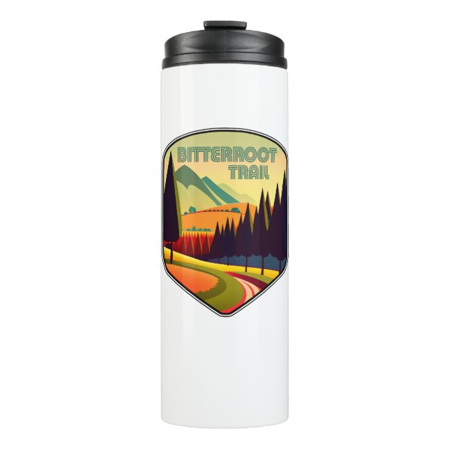 Bitterroot Trail Montana Colours Thermal Tumbler (Front)