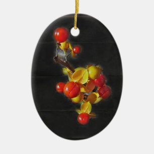 Bittersweet Berries - Autumn Beauty Ceramic Ornament