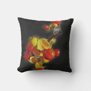 Bittersweet Berries - Autumn Beauty Throw Pillow