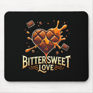Bittersweet Love Chocolate Valentine Gifts For Hea Mouse Pad