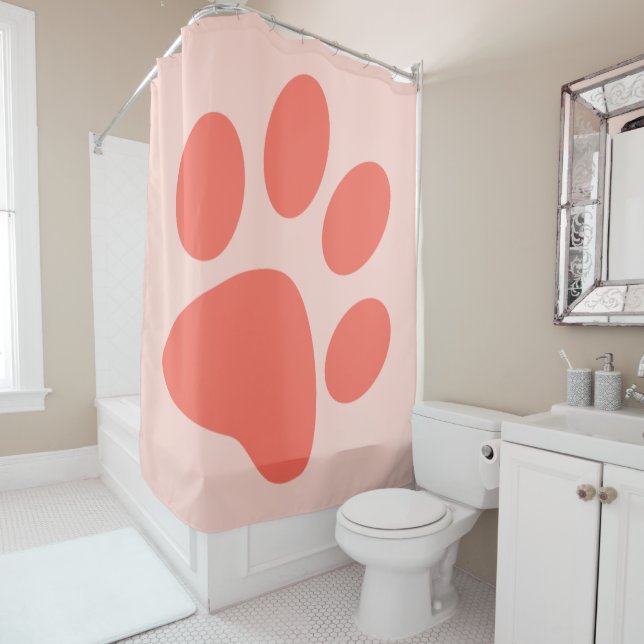 Bittersweet Orange Paw Print (In Situ)