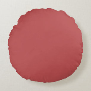 Bittersweet Shimmer (solid colour)  Round Pillow