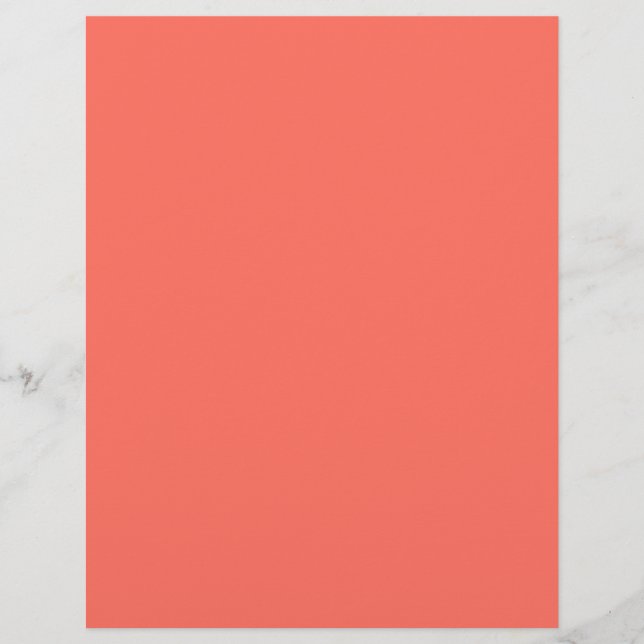  Bittersweet (solid colour)  Letterhead (Front)