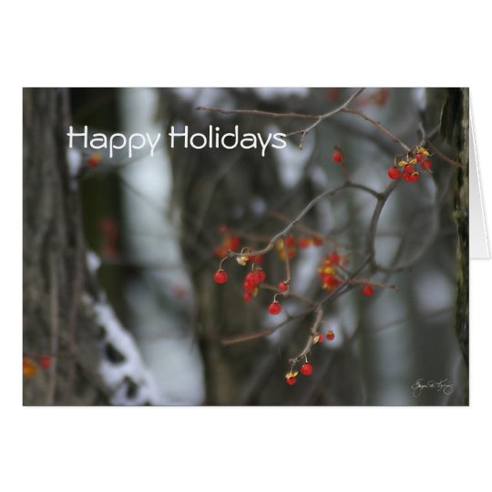 Bittersweet Winter Holiday Card