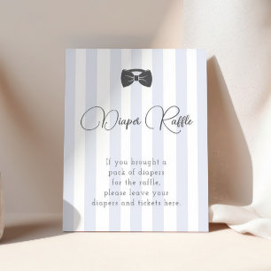 Bitty Bow Oh Boy Baby Shower Diaper Sign