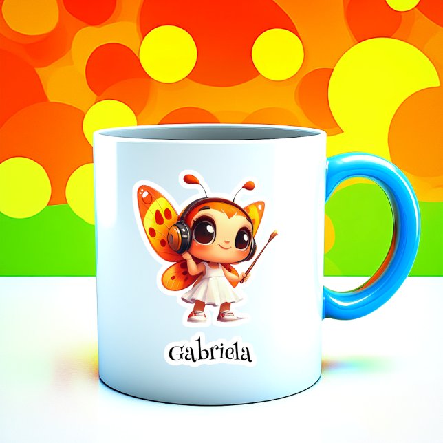 Bitty Butterfly Personalized Vinyl Sticker (Creator Uploaded)