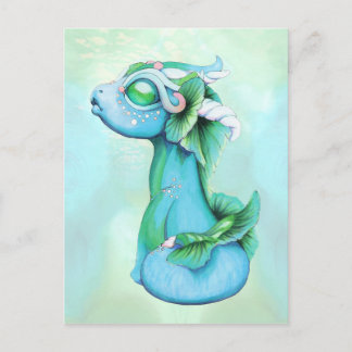 Bitty Water Dragon Postcard
