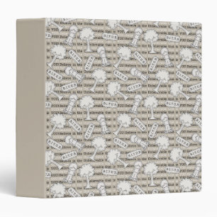 BITUB Pattern (Believe in the Unbelievable) Binder