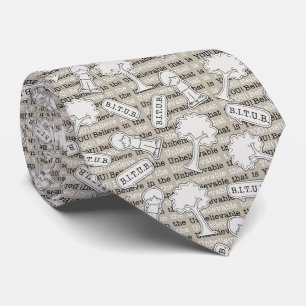 BITUB Pattern (Believe in the Unbelievable) Tie