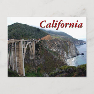 Bixby Bridge, California Postcard