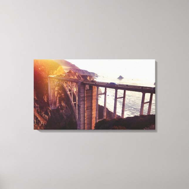 Bixby bridge canvas print (Front)