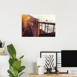 Bixby bridge canvas print