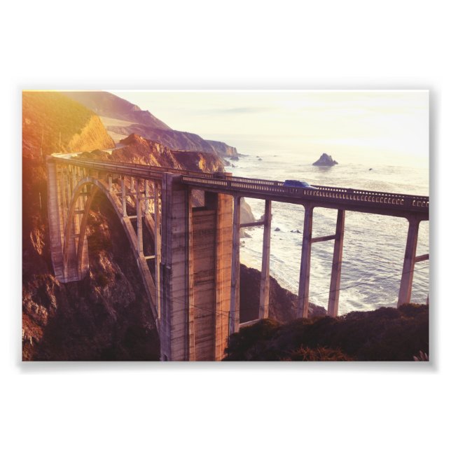 Bixby bridge canvas print (Front)