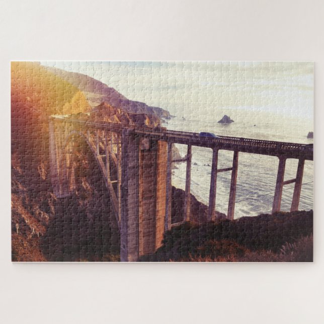Bixby bridge jigsaw puzzle (Horizontal)