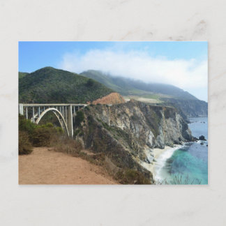 Bixby Bridge on California's Big Sur coast Postcard