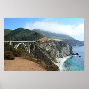 Bixby Bridge on California's Big Sur coast Poster