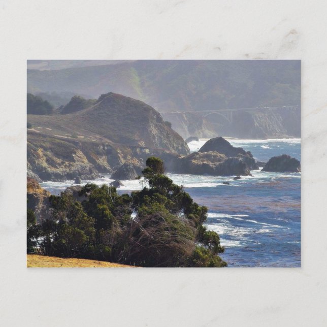 Bixby Bridges Ocean Coastlines Postcard (Front)
