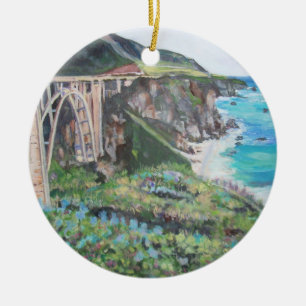 Bixby Creek Bridge -Ornament Ceramic Ornament