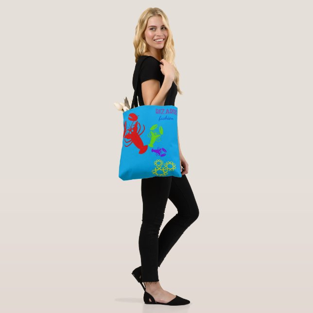 bizarre fashion tote bag (On Model)